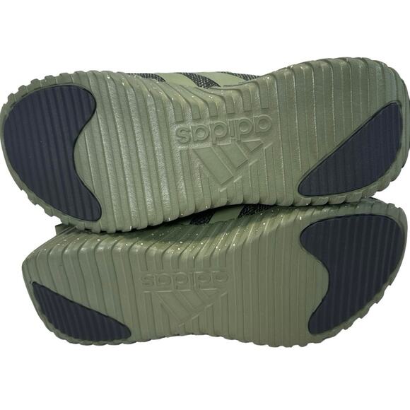 adidas Kaptir 3.0 Wide Olive Green Sock Top Cloudfoam Sneaker men sz 10.5W - Picture 5 of 7